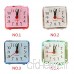 Windy5 Place Petit lit réveil Transparent Compact Clock Voyage Mini Mute Enfants Student Bureau Montre - B07L5KVLL8